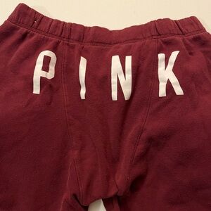 Victoria’s Secret PINK maroon sweatpants